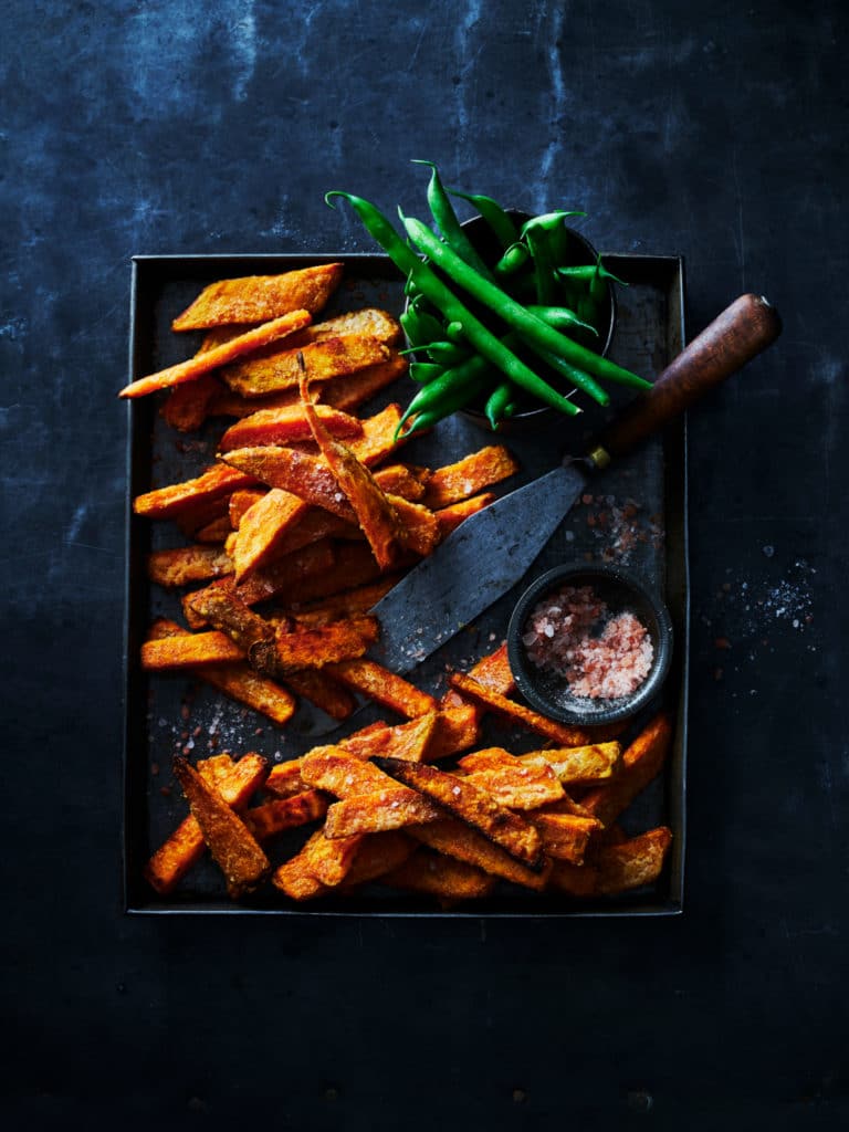 Sweet-Potato-Chips-with-Green-Beans